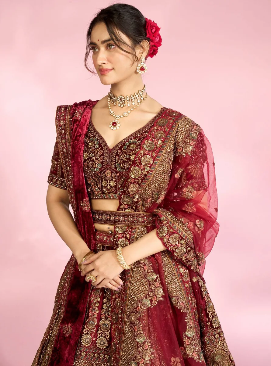 valvet ghagra